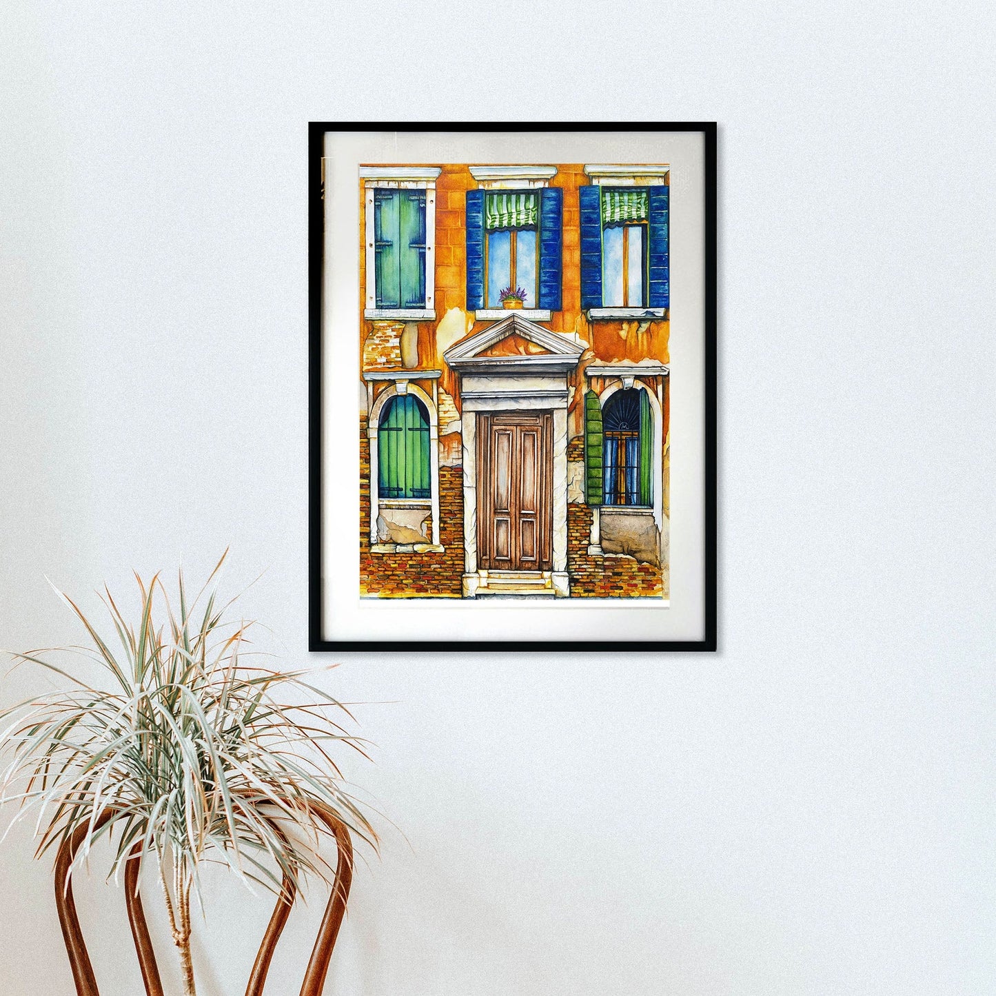Crooked Door - Giclée Watercolor Print