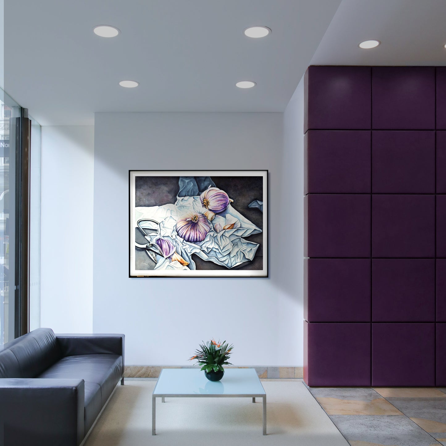 Purple Garlic - Giclée Watercolor Print