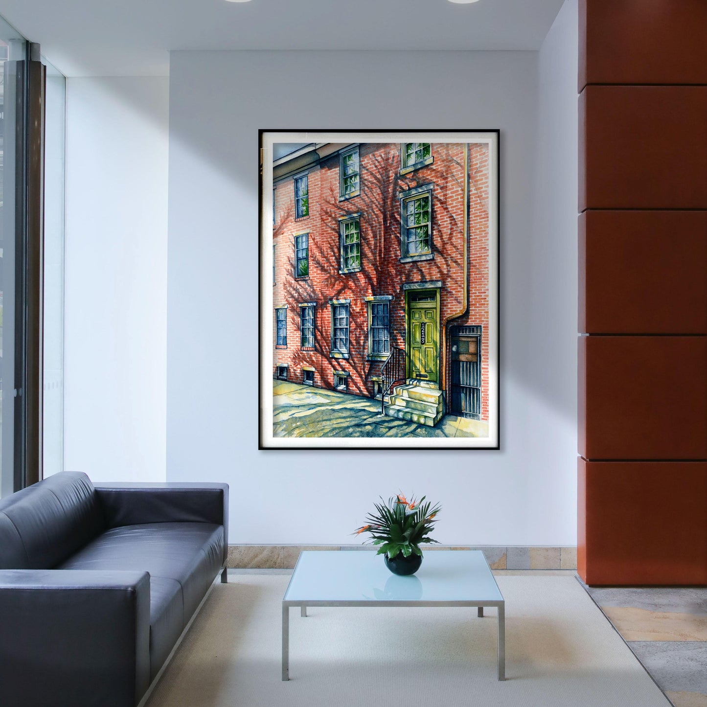 Rodman Street - Giclée Watercolor Print
