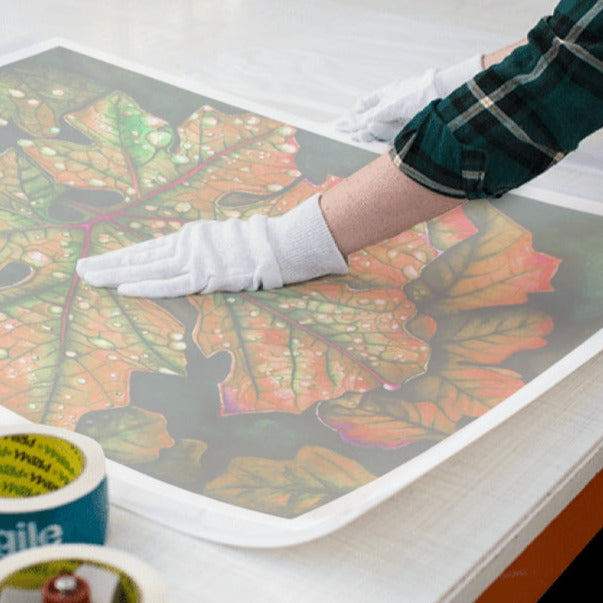 Orange Maple Leaf - Giclée Watercolor Print
