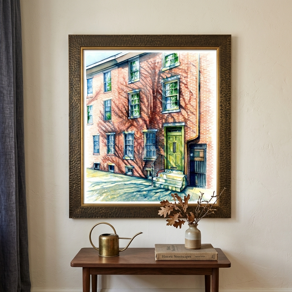 Rodman Street Painting - Giclée Watercolor Print